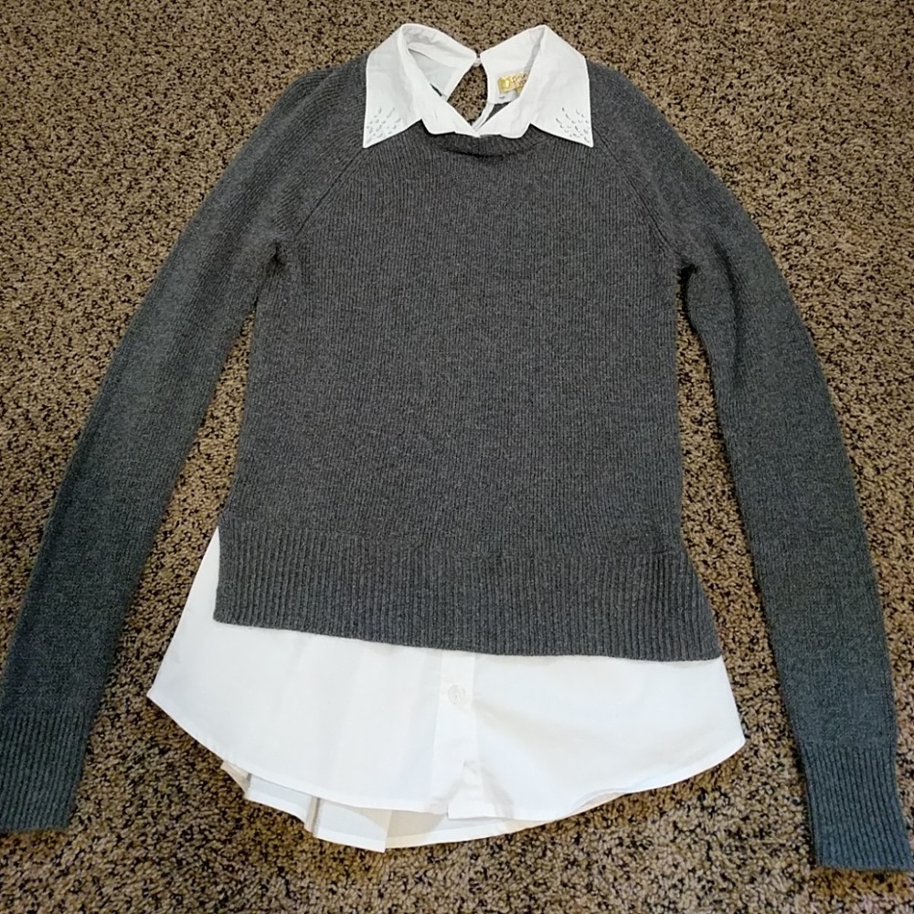 Vera wang sweater shirt